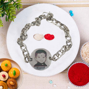 Chillaao Personalized Photo Print Rakhi