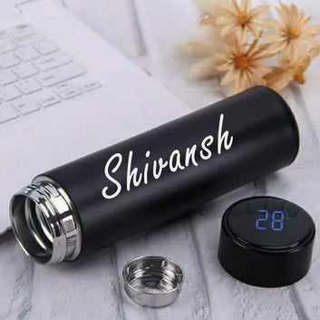 Chillaao Personalized Temperature bottle ( Black )