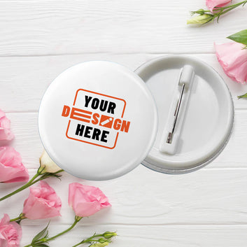 Chillaao Customized Pin Badge 58 mm (1 Set = 24 Piece)