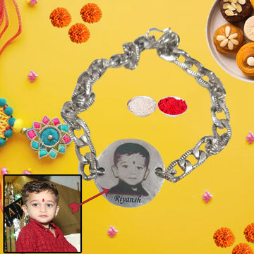 Chillaao Personalized Photo Print Rakhi