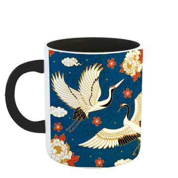 Chillaao Seamless pattern inner Color Black Mug