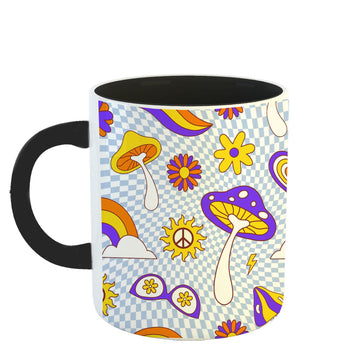 Chillaao  Hallucinogenic mushrooms Inner Color Black Mug