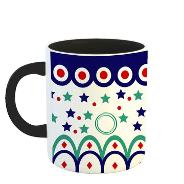 Chillaao Geometric Hanging Inner Color Black Mug