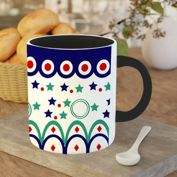Chillaao Geometric Hanging Inner Color Black Mug