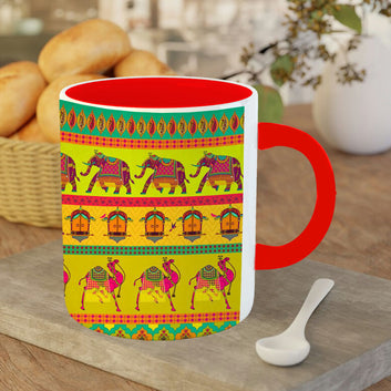 Chillaao Hathi Camel Doole red Mug