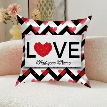 Chillaao Personalized  love Stain Pillow