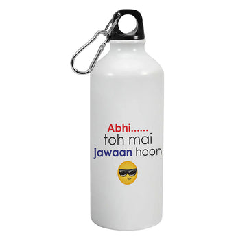 Abhi toh me jawan hu SingleWalled WaterBottle 600ml