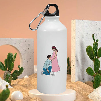 AwaitingBaby SingleWalled WaterBottle 600ml