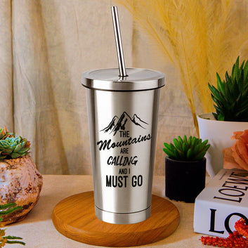 Mountain love Stainless steel tumbler 470ml (16oz)