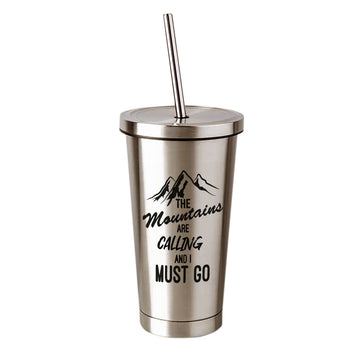 Mountain love Stainless steel tumbler 470ml (16oz)