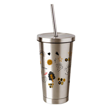 Honey Bee Stainless steel tumbler 470ml (16oz)