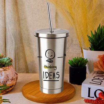 Ideas Stainless steel tumbler 470ml (16oz)