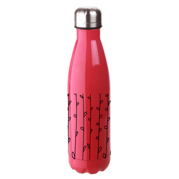 Vines Pattern Red Cola Bottle 500ml
