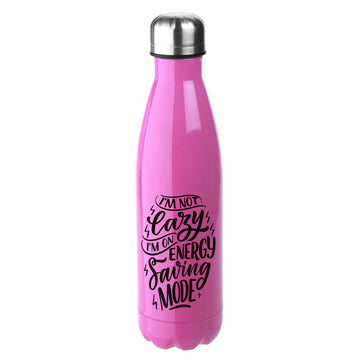 I'm not Lazy Pink Cola Bottle 500ml