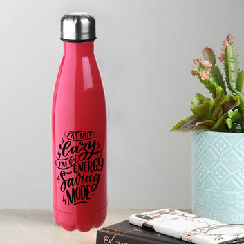 I'm not Lazy Red Cola Bottle 500ml