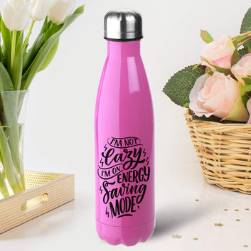 I'm not Lazy Pink Cola Bottle 500ml