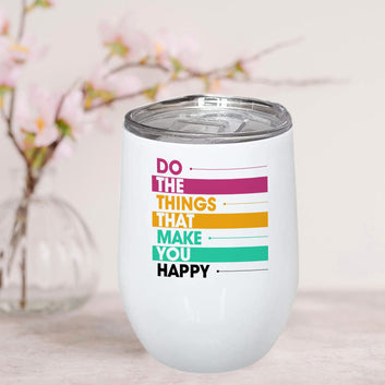 Do The Things Stainless Steel Wine Mug 350ml(12oz)