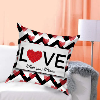 Chillaao Personalized  love Stain Pillow