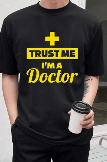 Chillaao Trust Me Im A Doctor Oversize T-Shirt