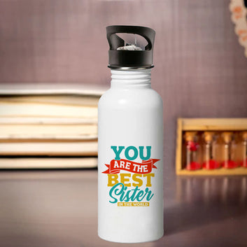 Chillaao You Are The Best Sister  Sipper Bottle