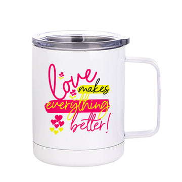 Chillaao Love Makes Everything Better Stainless Steel (Yeti Mug ) 350ml(12oz)