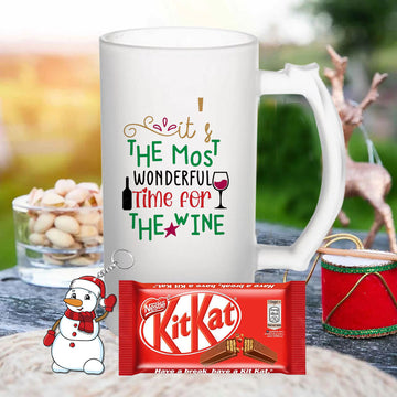 Chillaao It's the Most Wonderful Time of the Year Beer Mug