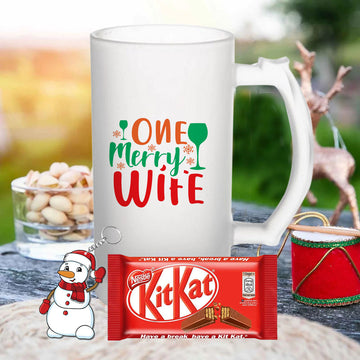 Chillaao One merry and wife Wine Beer Mug