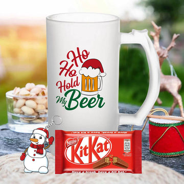 Chillaao Ho ho ho hold my beer Beer Mug