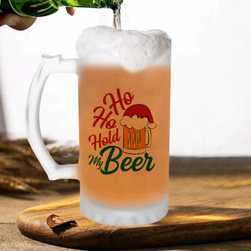 Chillaao Ho ho ho hold my beer Beer Mug