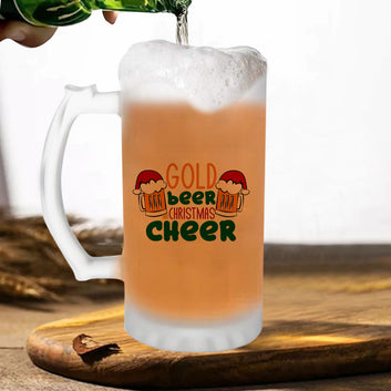 Chillaao Gold Beer Christmas cheer Beer Mug