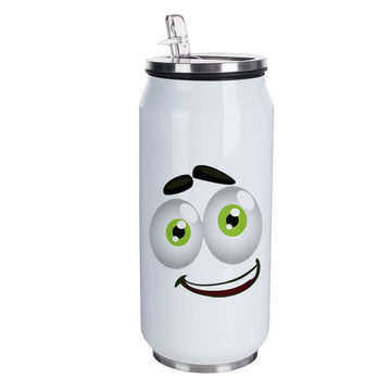 Chillaao Cute Smile Face Coke Can