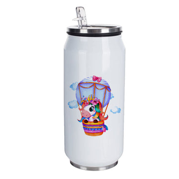 Chillaao Fire Balloon Unicorn Coke Can