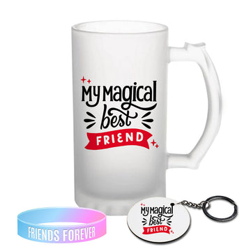 Chillaao My Magical Friends Frosted Beer Mug