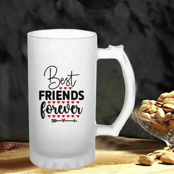 Chillaao Best Friends Forever Frosted Beer Mug