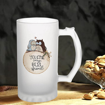 Chillaao You Are My Friend Frosted Beer Mug