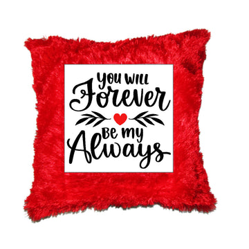 Chillaao You Will Forever Fur Pillow