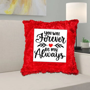 Chillaao You Will Forever Fur Pillow