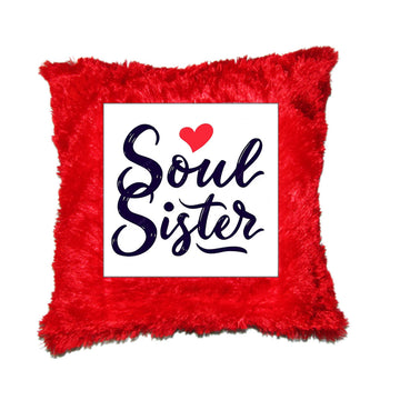 Chillaao Soul Sister Fur Pillow