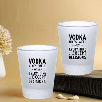 Vodka Mix Well With Everything Except Design