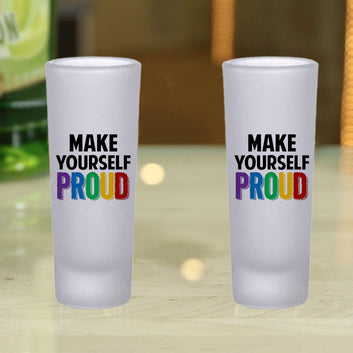 Frosted Shooter Glasses Design - Make yourself proud
