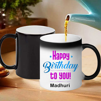 Chillaao Personalised Happy Birthday Magic Mug