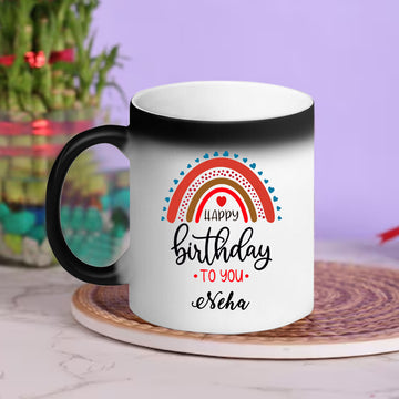 Chillaao Personalised Happy Birthday Magic Mug