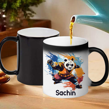 Chillaao Personalised Panda Magic Mug