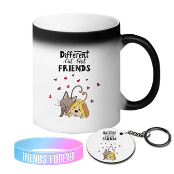Chillaao Different but friends Magic Mug