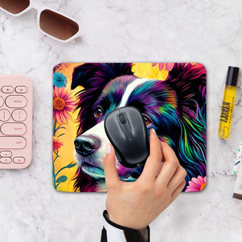 Chillaao Colorful Dog Animals  Mouse Pad
