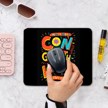 Chillaao Lettering Quote  Mouse Pad