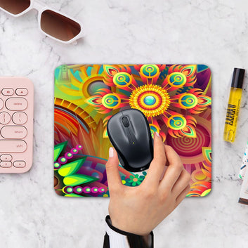 Chillaao Flower 3D Pattern Mouse Pad