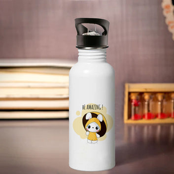 Chillaao be amazing bunny sipper bottle