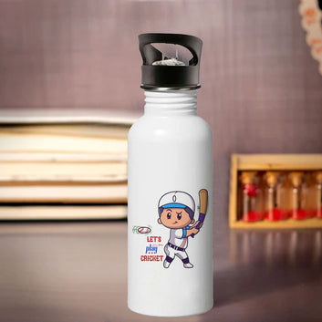 Chillaao lets play cricket boy sipper bottle
