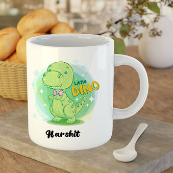 Chillaao Littlie Dino White Mug